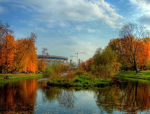 Вид Екатерининского сада.